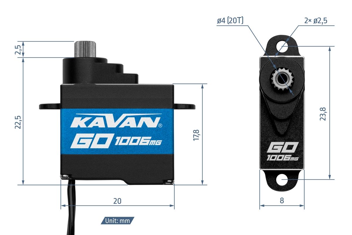 Kavan GO-1006MG HV 8mm.